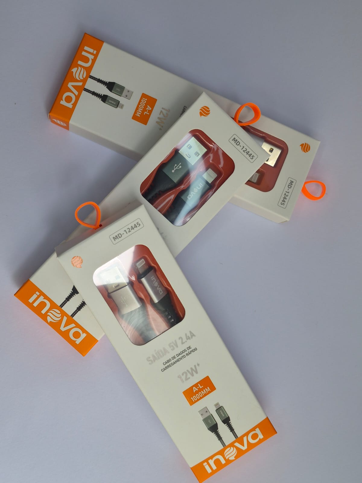 Cabo USB para Lightning Inova (Modelo MD-12445)